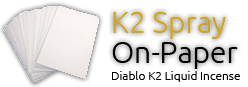 K2 Spray On Paper Logo